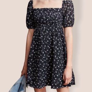 Anthropologie Maeve Lillian Floral Eyelet Dress